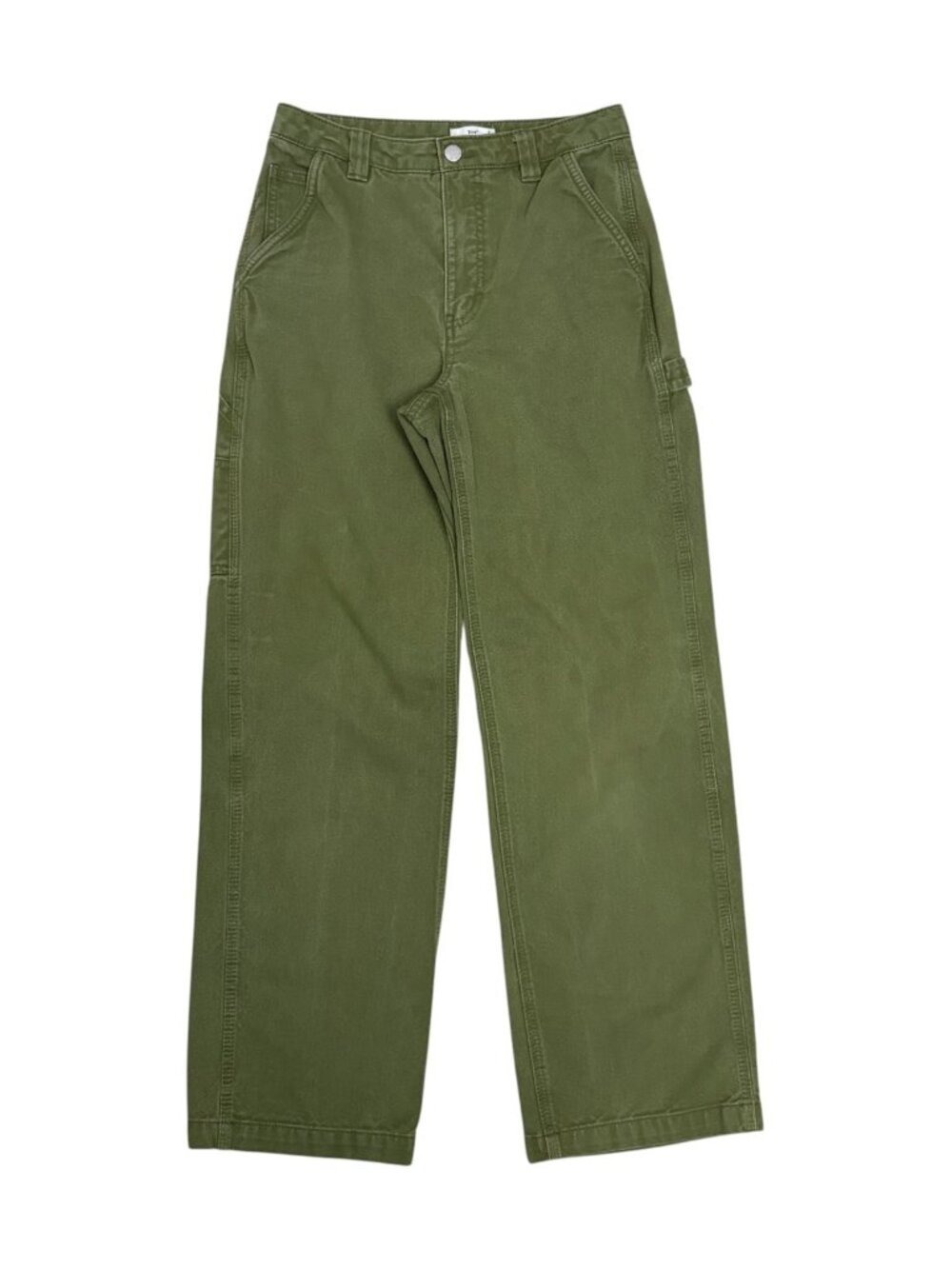 TNA ARITZIA Straight Jeans Denim Relaxed Green Designer Pants Womens 27